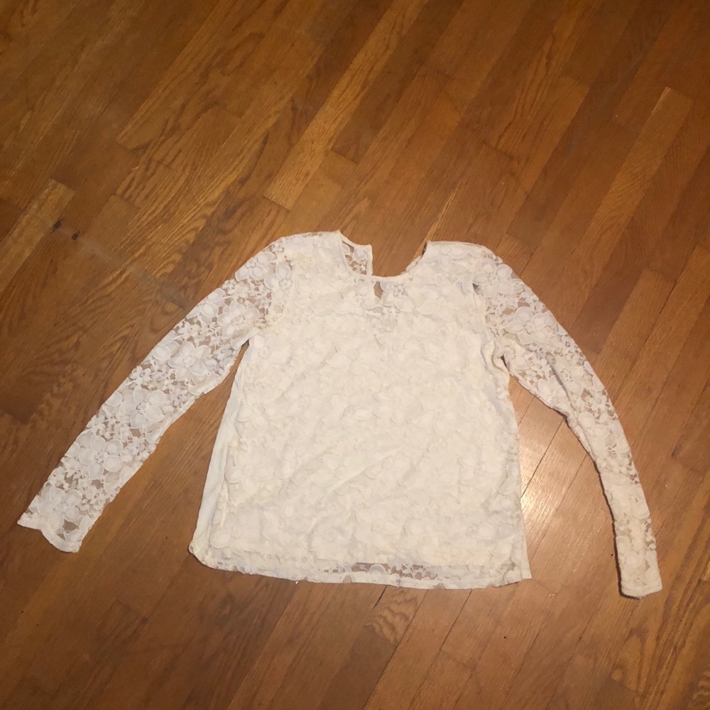White Lace Shirt